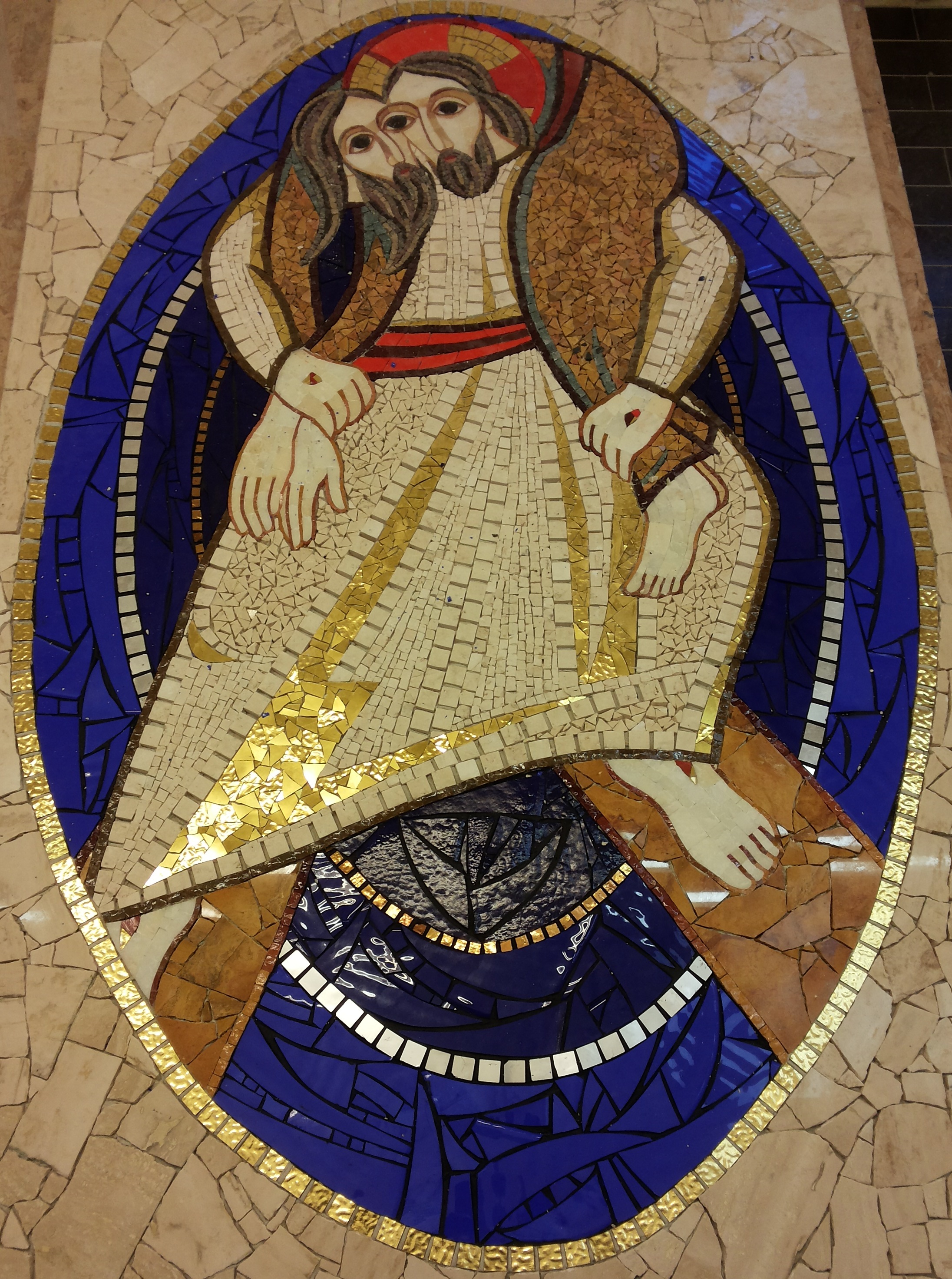 A marettimo il mosaico originale del Logo del “Giubileo della Misericordia”